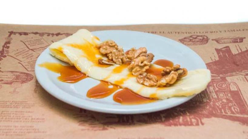 Quesillo con dulce de cayote y nueces, desde jujuy, una exquisitez!