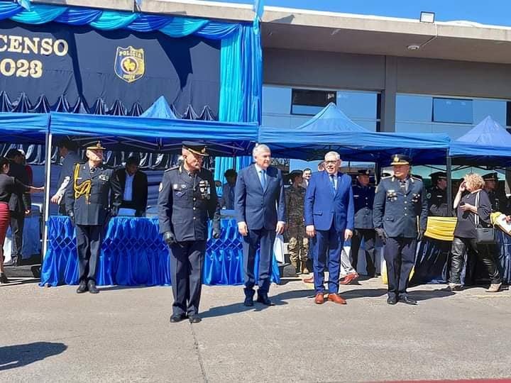 Acto de ascenso y asunción del nuevo subjefe de la policia de Jujuy