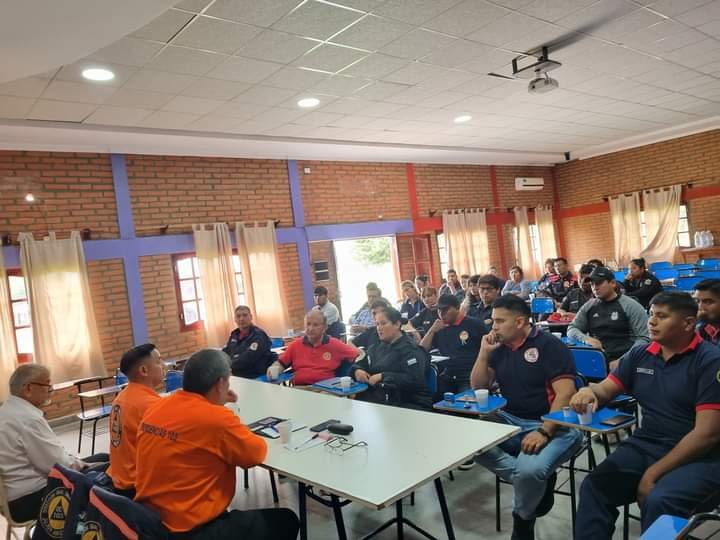 Reunión con referentes de Bomberos Voluntarios de Jujuy