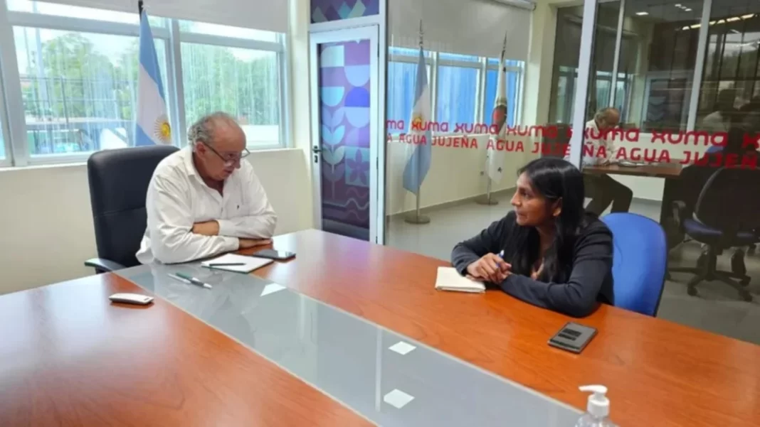 Coordinan proyectos para optimizar el servicio de Agua Potable en Tilcara