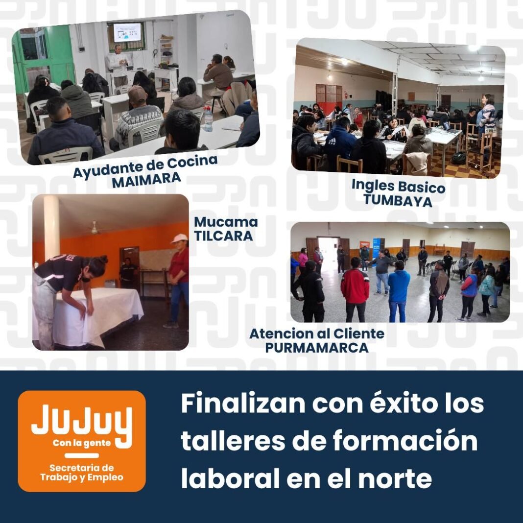 Finalizan con éxito los talleres de formación laboral en el norte