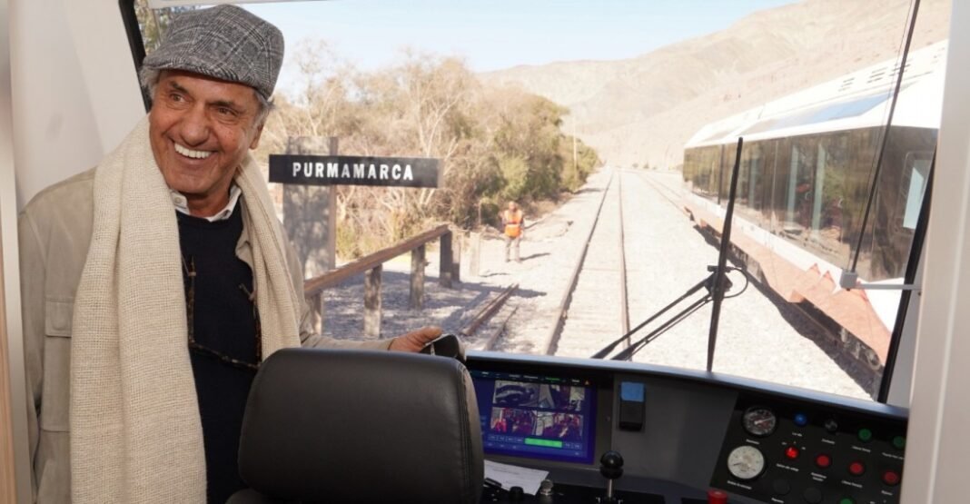 Scioli: “El tren solar es una síntesis de la nueva matriz productiva en Jujuy”