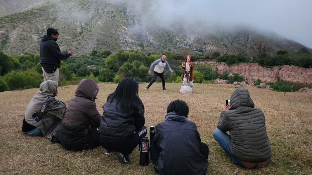Se dio inicio a la filmación de un cortometraje referido a la Pachamama.